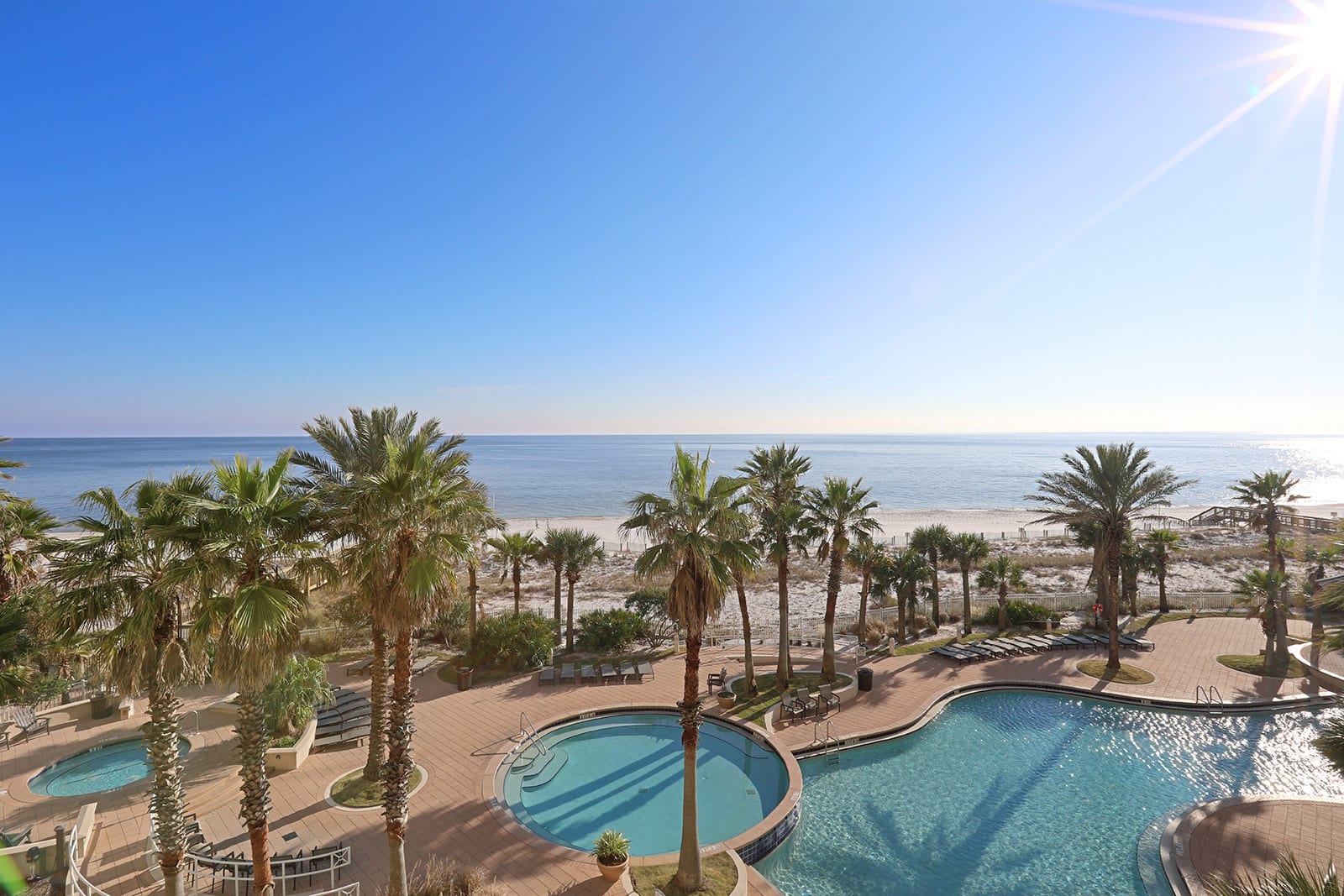 Pool, Beach, Gulf View from Balcony