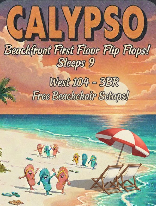 CALYPSO W-104 FREE BEACHSETUP! FREE VIP PARK_24