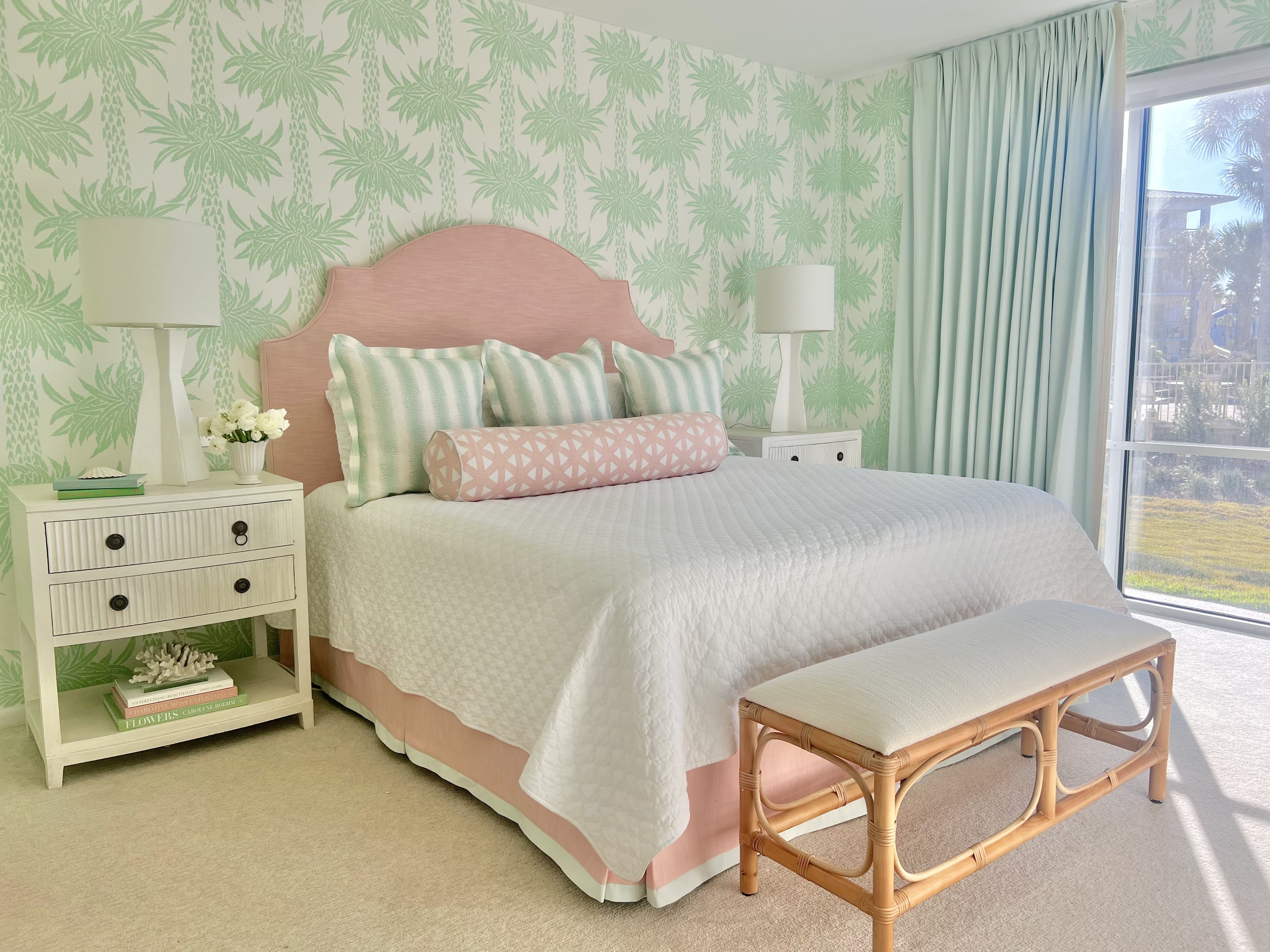 The master has a comfortable king size bed and ensuite bath.