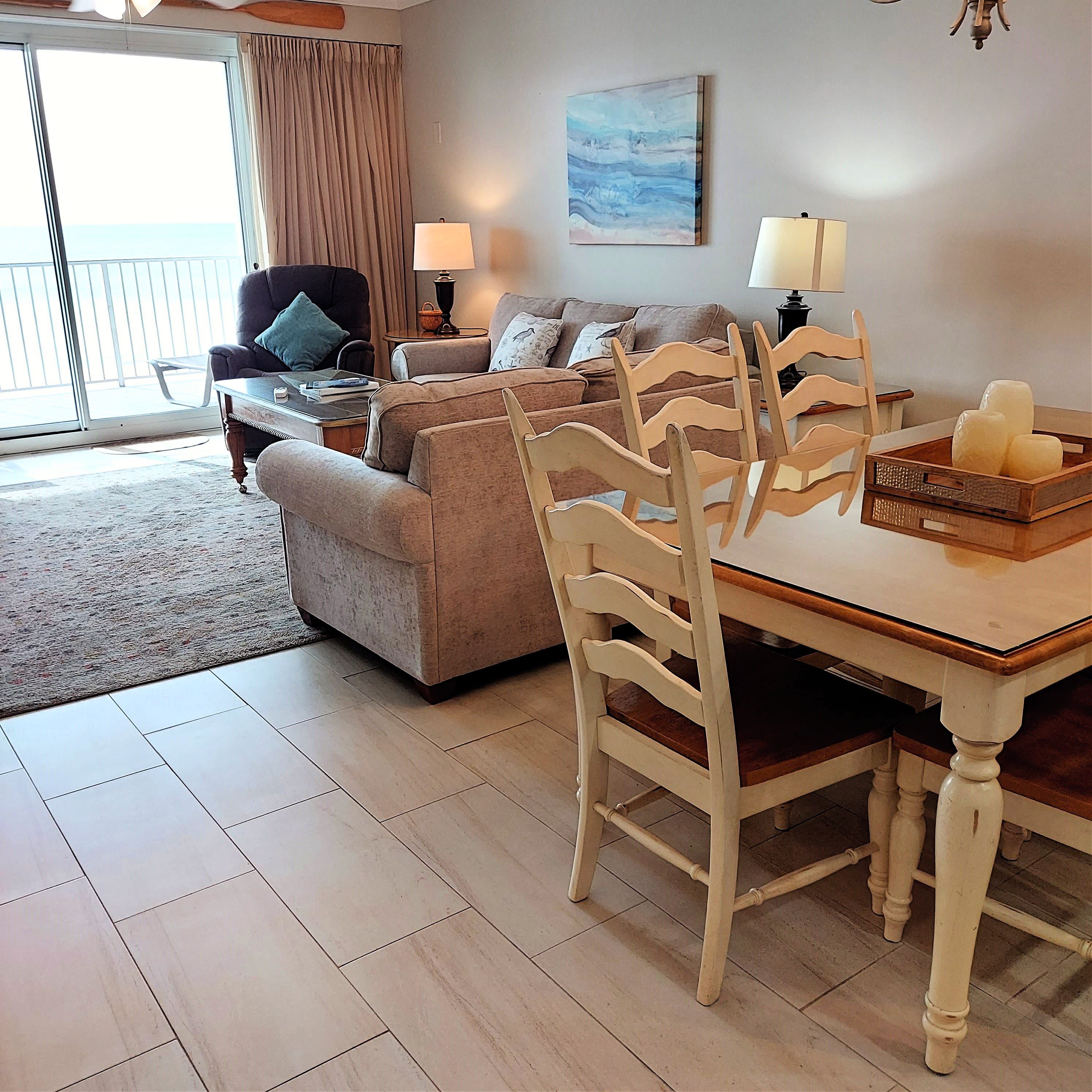 Wet Bar View to Living Room