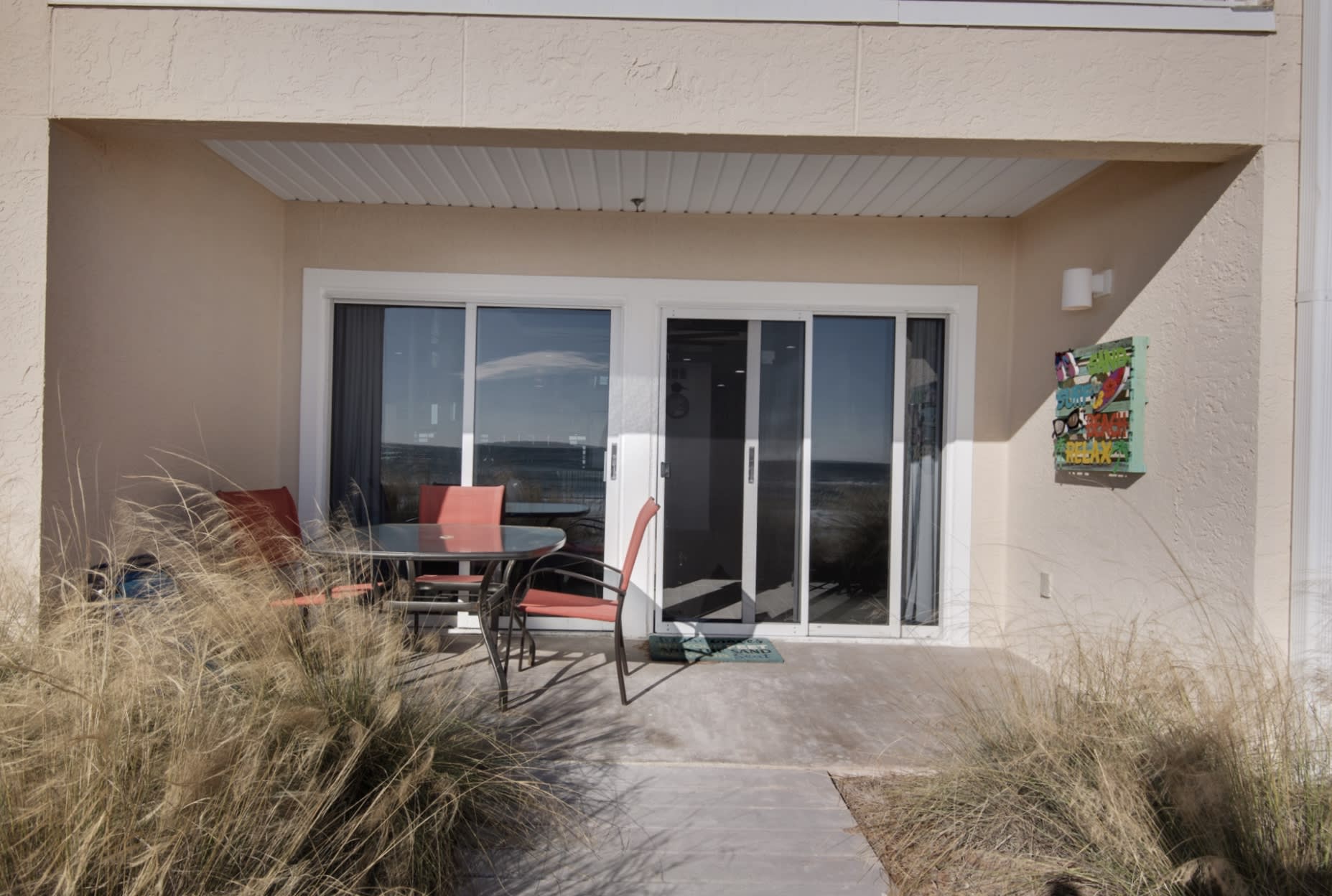 Private deck outside your condo