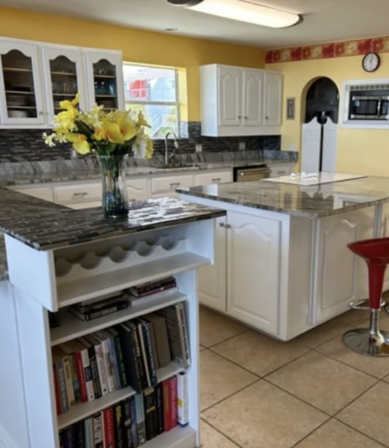 Kitchen with new stainless steel appliances