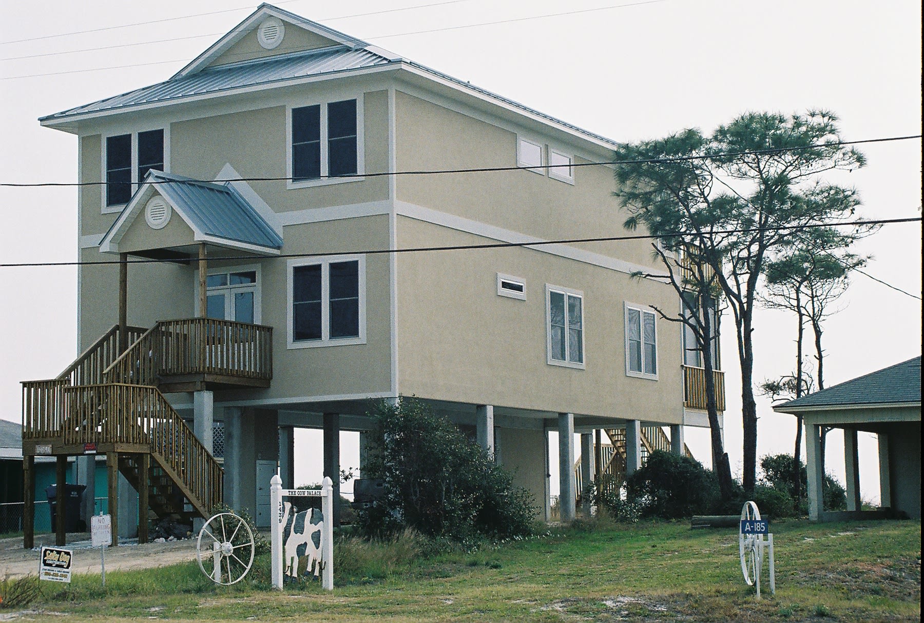 View of the house from Alligator Drive