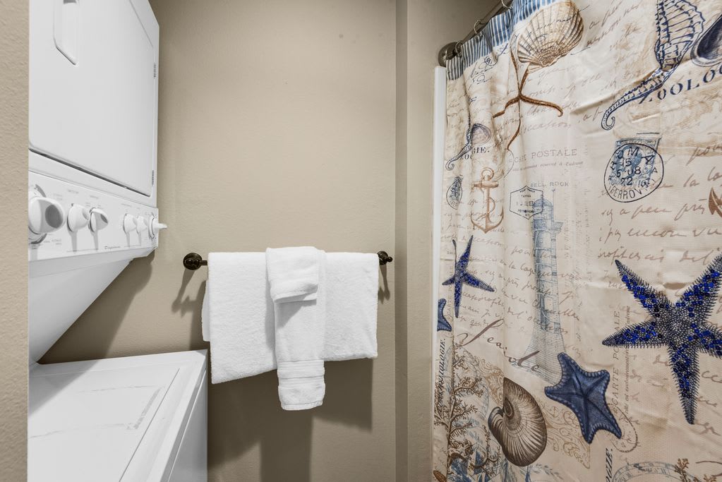 Washer and dryer in unit!