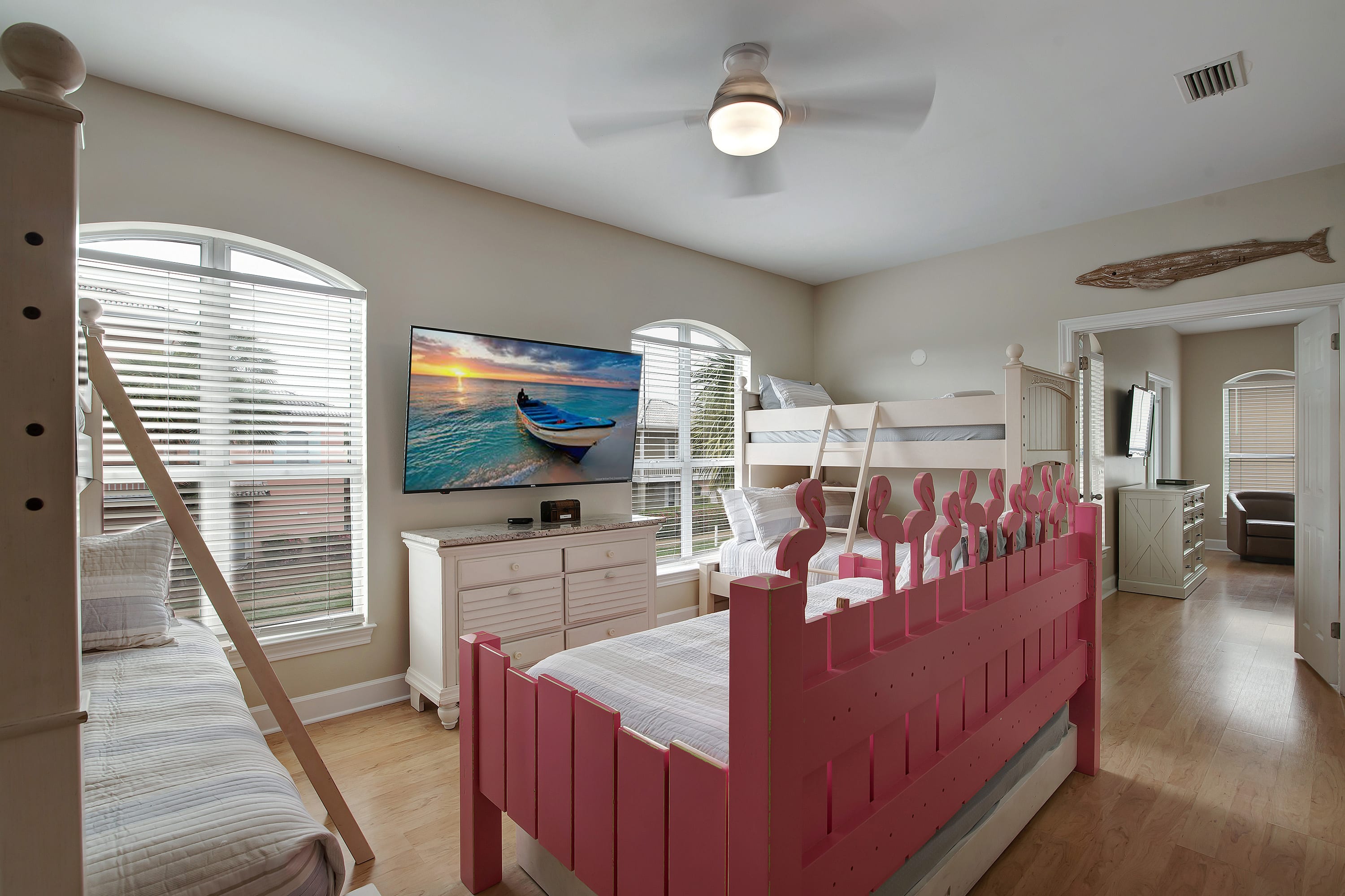 2nd Floor Bonus Room - 2 Bunks (twin/full), 1 Daybed with trundle