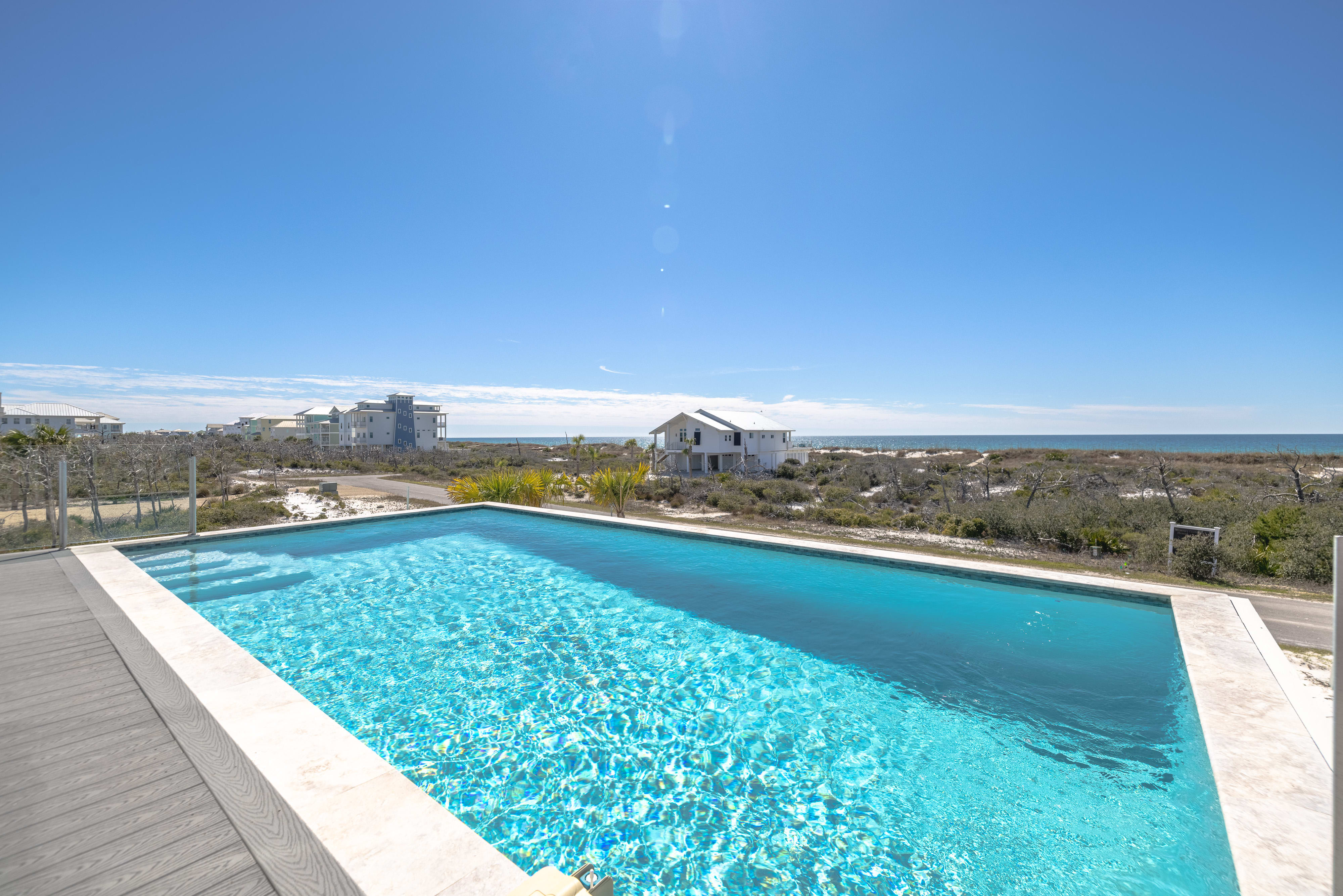 Gulf side private pool