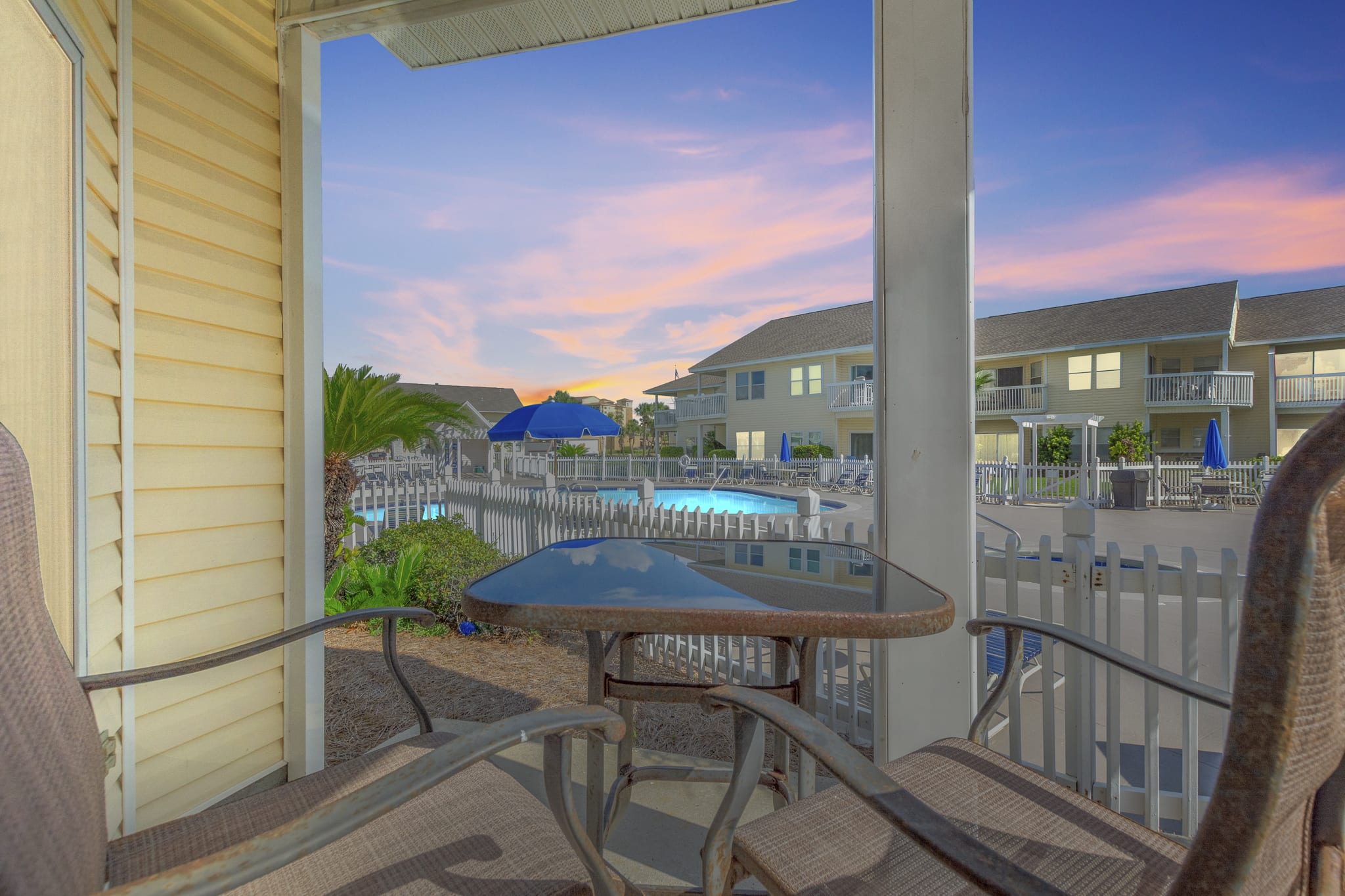 From Patio overlooking pool