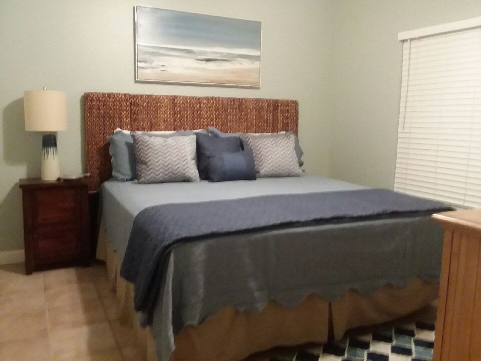 King size master bedroom!