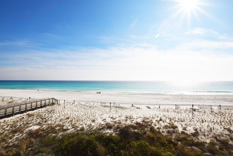 Balcony - 
Bella Riva Resort, Okaloosa Island Fort Walton Beach Florida Vacation Rentals