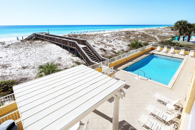 Balcony View - 
Gulf Dunes 214 Fort Walton Beach Okaloosa Island Vacation Rentals