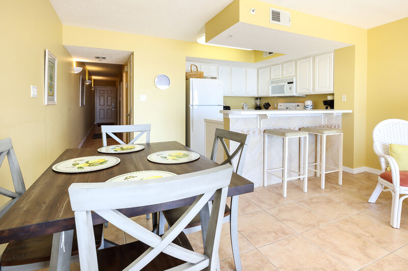 Dining Area - 
Gulf Dunes 214 Fort Walton Beach Okaloosa Island Vacation Rentals