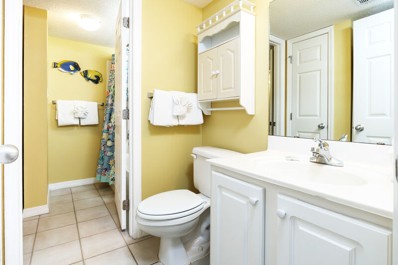 Hallway Bathroom - 
Gulf Dunes 214 Fort Walton Beach Okaloosa Island Vacation Rentals