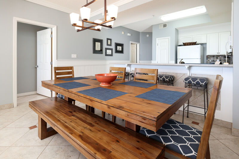 Dining Area - 
Gulf Dunes 612 Fort Walton Beach Okaloosa Island Vacation Rentals