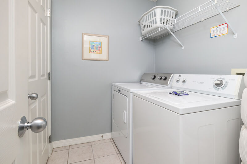 Laundry Room - 
Gulf Dunes 612 Fort Walton Beach Okaloosa Island Vacation Rentals