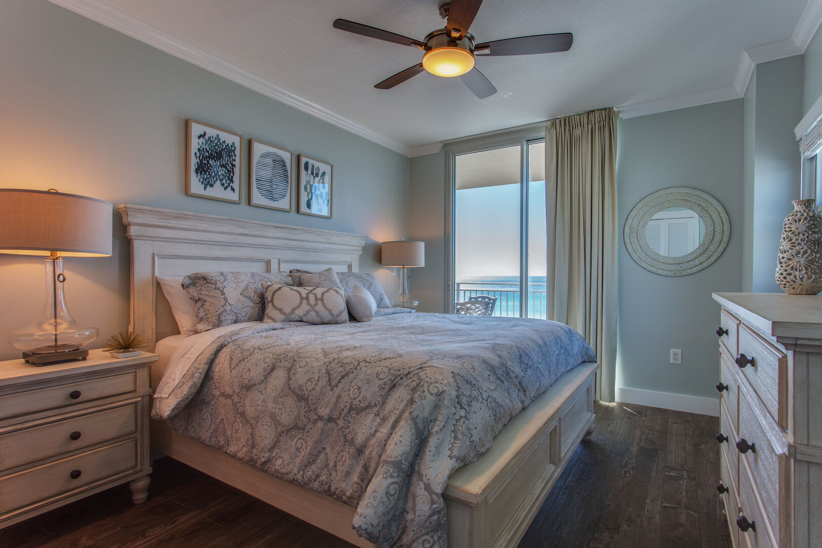 Fine bed linens and a new pillow-top mattress purchased in 2017