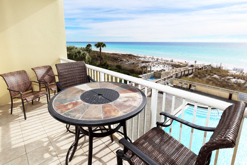 Balcony - 
Waters Edge Resort 313 Fort Walton Beach Okaloosa Island