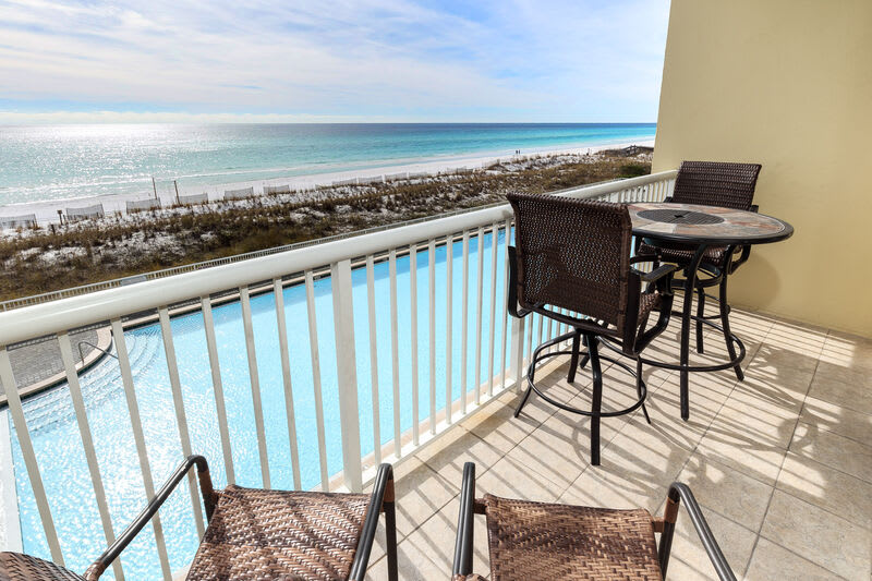 Balcony - 
Waters Edge Resort 313 Fort Walton Beach Okaloosa Island