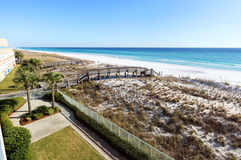 Balcony - Pelican Isle 308 Fort Walton Beach Okaloosa Island Vacation Rentals