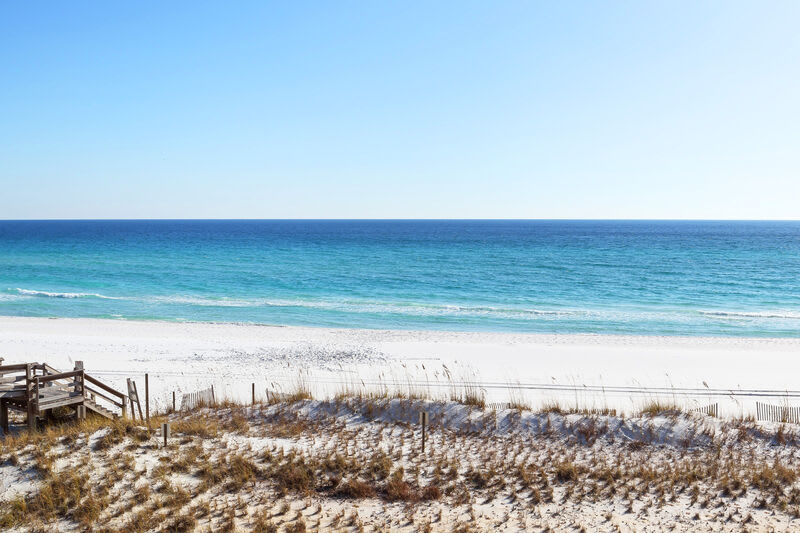 Balcony - Pelican Isle 308 Fort Walton Beach Okaloosa Island Vacation Rentals