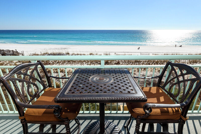 Balcony - Pelican Isle 308 Fort Walton Beach Okaloosa Island Vacation Rentals