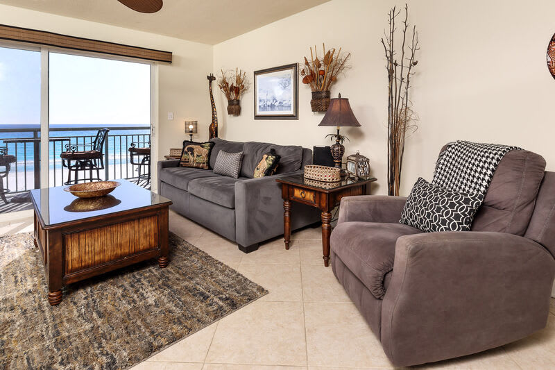 Living Room - 
Pelican Isle 308 Fort Walton Beach Okaloosa Island Vacation Rentals