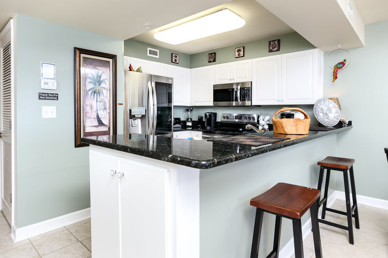 Kitchen - 
Pelican Isle 308 Fort Walton Beach Okaloosa Island Vacation Rentals