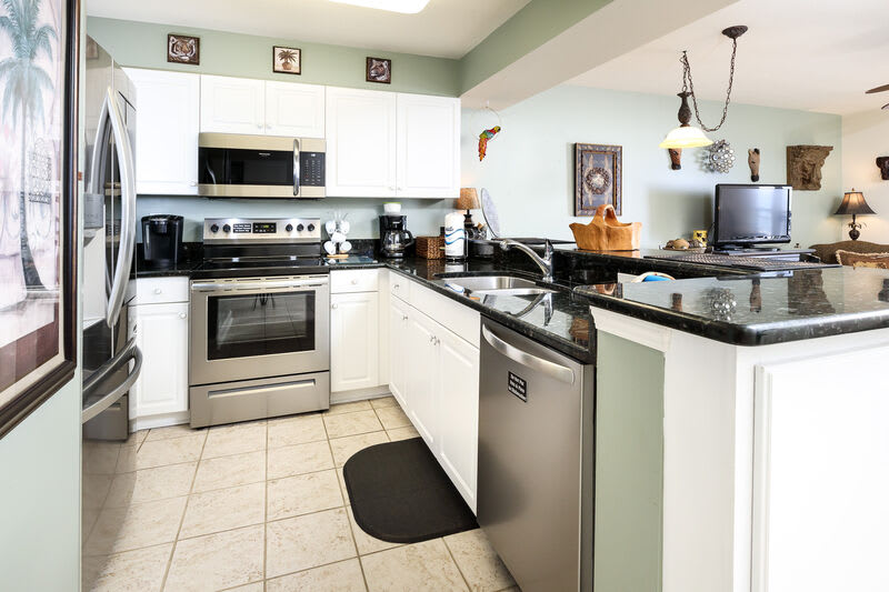 Kitchen - 
Pelican Isle 308 Fort Walton Beach Okaloosa Island Vacation Rentals