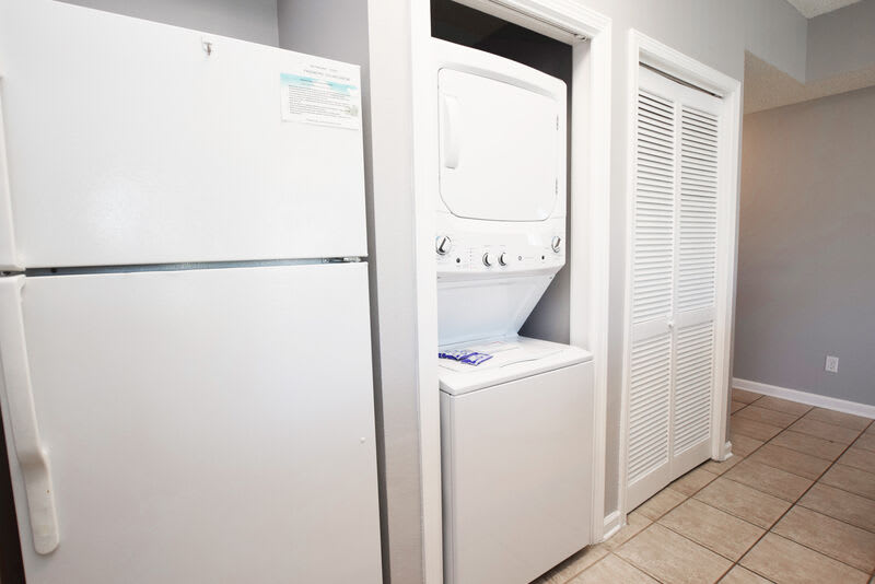 Laundry Center located in Kitchen - 
Sandpiper Cove Resort 9106 Holiday Isle Destin Florida Vacation Rentals