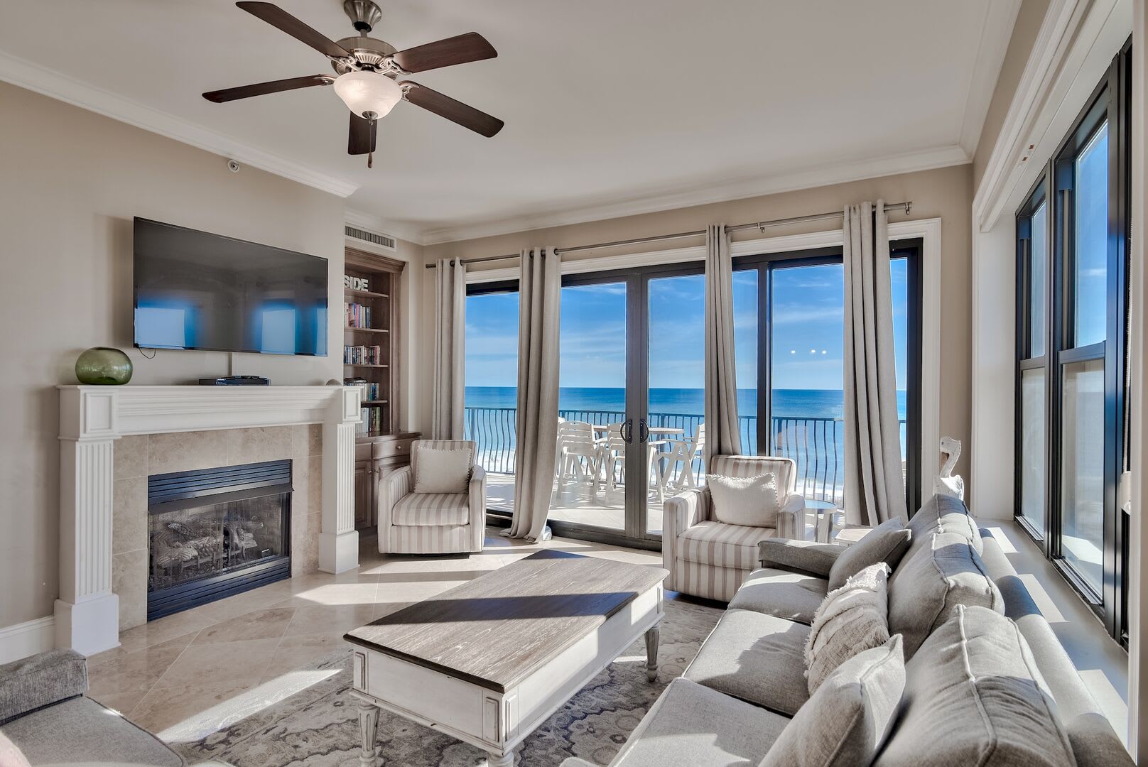 Nicely Furnished and Decorated Living Room