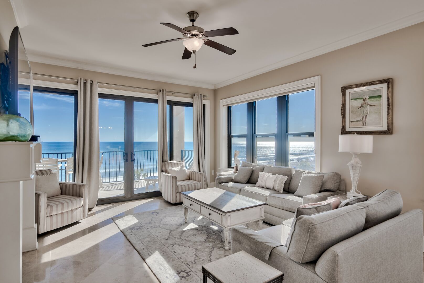 Nicely Furnished and Decorated Living Room