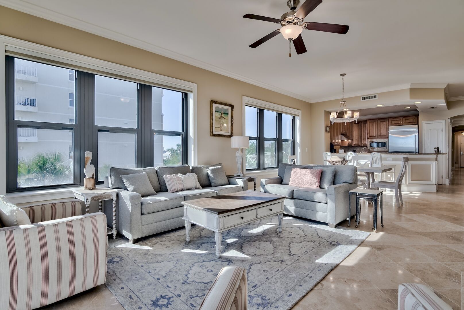 Nicely Furnished and Decorated Living Room