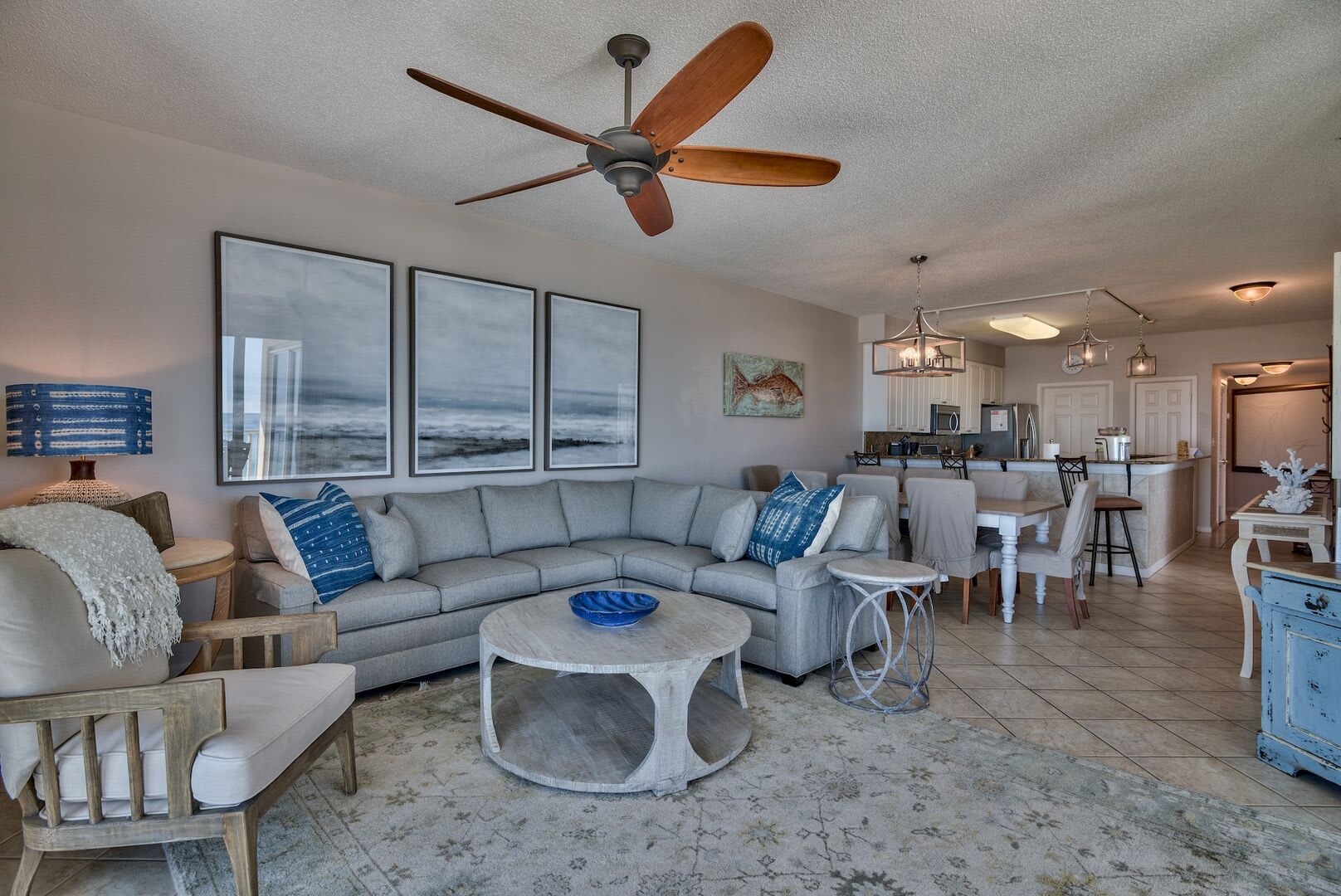 Open Concept Living and Dining Room