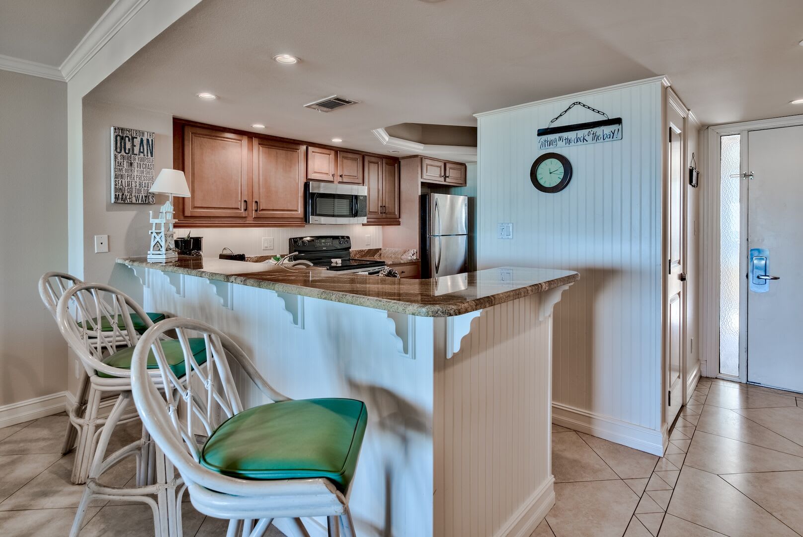 View into the kitchen