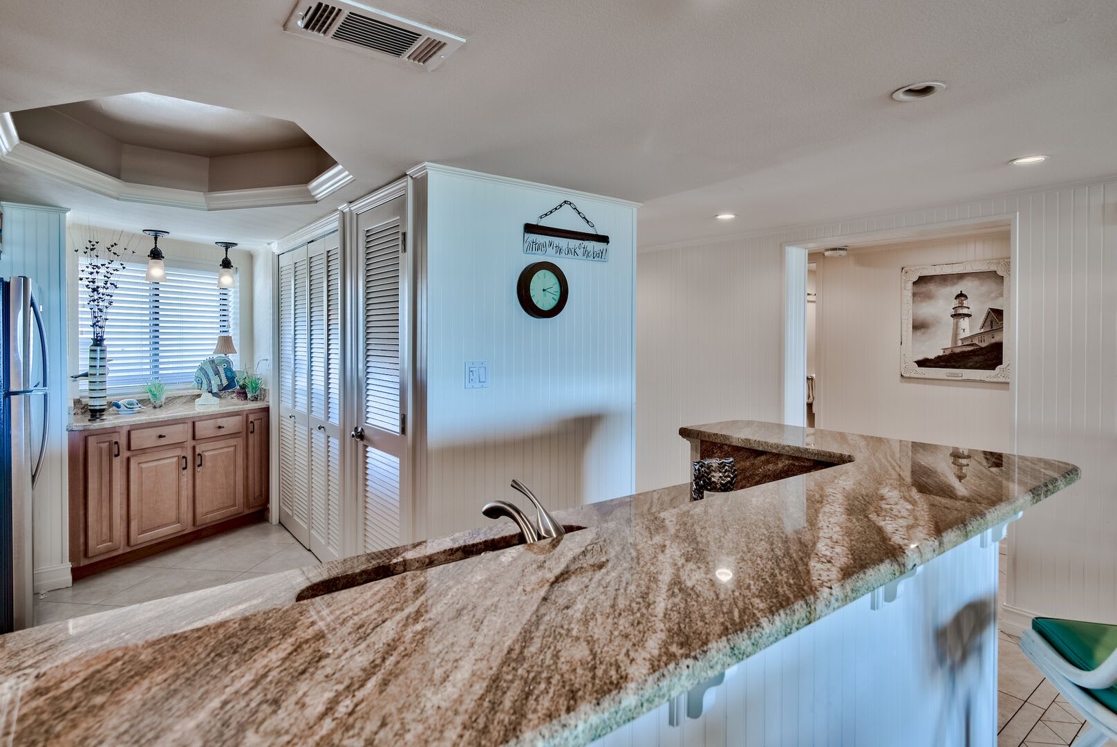 View into the kitchen