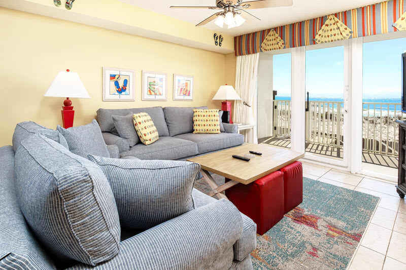 Living Room - 
Sea Dunes Resort Okaloosa Island Fort Walton Beach