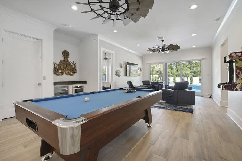 The Second Sandbar - Luxury 30A Vacation House Near Beach with Golf Cart, Elevator, Private Pool & Spa Tub in Dune Allen Beach, Florida - Five Star Properties Destin/30A