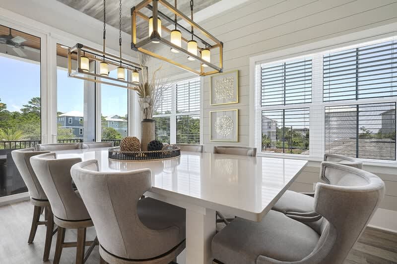 The Second Sandbar - Luxury 30A Vacation House Near Beach with Golf Cart, Elevator, Private Pool & Spa Tub in Dune Allen Beach, Florida - Five Star Properties Destin/30A