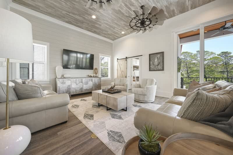The Second Sandbar - Luxury 30A Vacation House Near Beach with Golf Cart, Elevator, Private Pool & Spa Tub in Dune Allen Beach, Florida - Five Star Properties Destin/30A