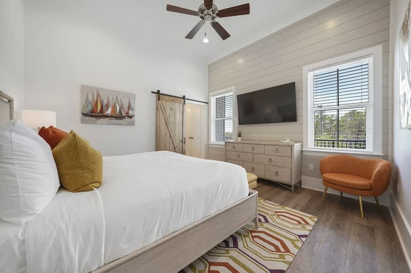 The Second Sandbar - Luxury 30A Vacation House Near Beach with Golf Cart, Elevator, Private Pool & Spa Tub in Dune Allen Beach, Florida - Five Star Properties Destin/30A