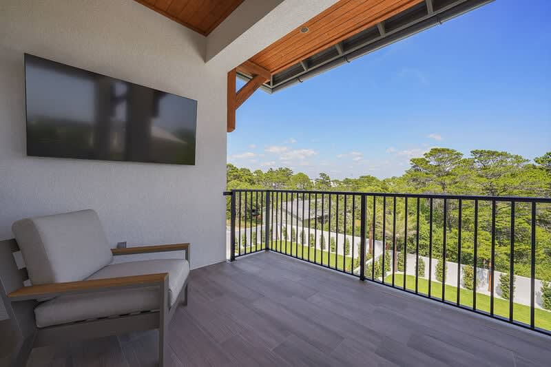 The Second Sandbar - Luxury 30A Vacation House Near Beach with Golf Cart, Elevator, Private Pool & Spa Tub in Dune Allen Beach, Florida - Five Star Properties Destin/30A