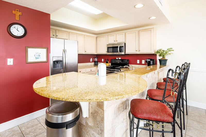 Kitchen - 
Waters Edge Resort 313 Fort Walton Beach Okaloosa Island