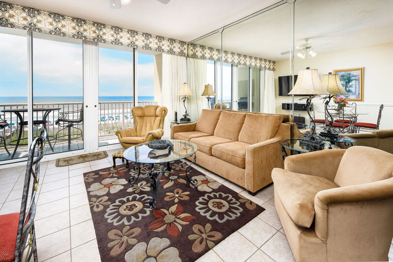 Living Room - 
Waters Edge Resort 313 Fort Walton Beach Okaloosa Island