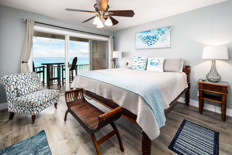 Master Bedroom Third Level - 
Sanddollar Townhomes Unit 6 Miramar Beach Destin Florida Vacation Beach House Rentals