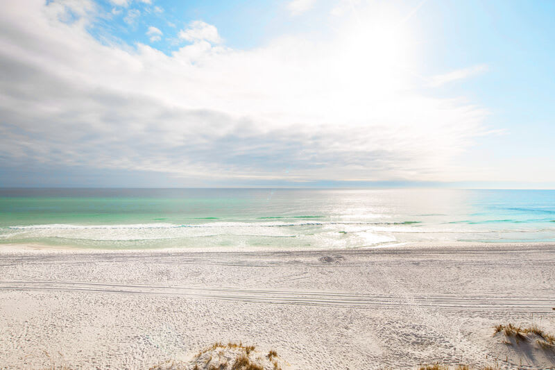 Balcony Second (Main) Level - 
Sanddollar Townhomes Unit 6 Miramar Beach Destin Florida Vacation Beach House Rentals