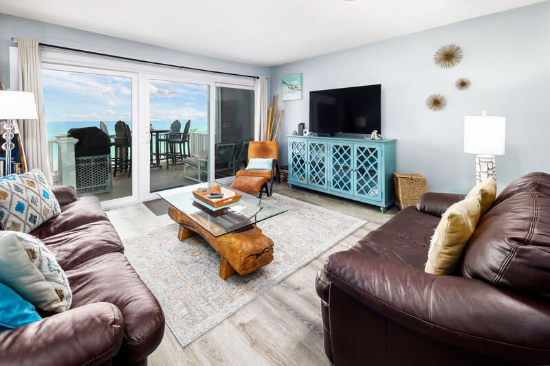 Living Room Second Level - 
Sanddollar Townhomes Unit 6 Miramar Beach Destin Florida Vacation Beach House Rentals