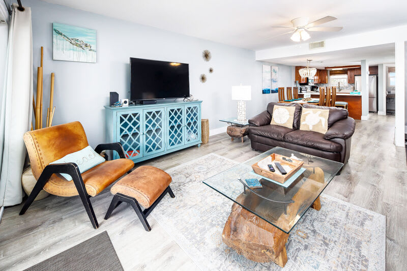 Living Room Second Level - 
Sanddollar Townhomes Unit 6 Miramar Beach Destin Florida Vacation Beach House Rentals