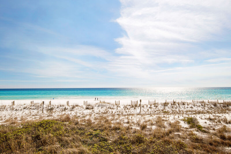 Beachfront Balcony - 
Bella Riva Resort, Okaloosa Island, Fort Walton Beach, FL Vacation Rentals