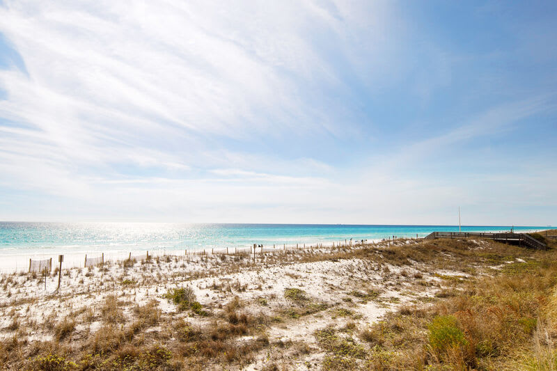 Beachfront Balcony - 
Bella Riva Resort, Okaloosa Island, Fort Walton Beach, FL Vacation Rentals