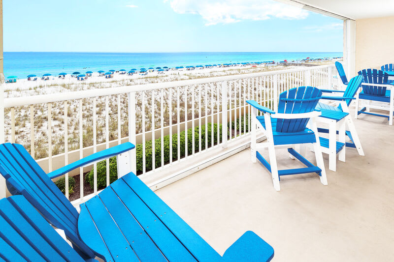 Balcony - 
Islander Beach Resort 3001 Fort Walton Beach Okaloosa Island