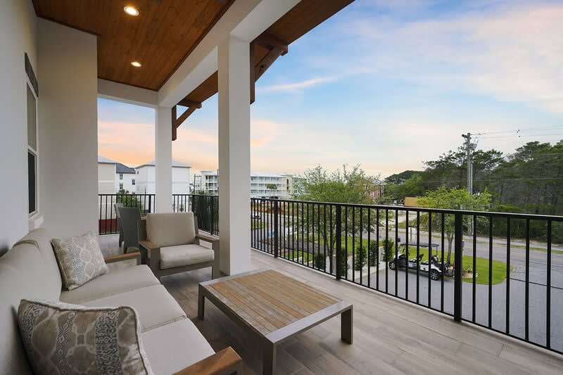 The Second Sandbar - Luxury 30A Vacation House Near Beach with Golf Cart, Elevator, Private Pool & Spa Tub in Dune Allen Beach, Florida - Five Star Properties Destin/30A